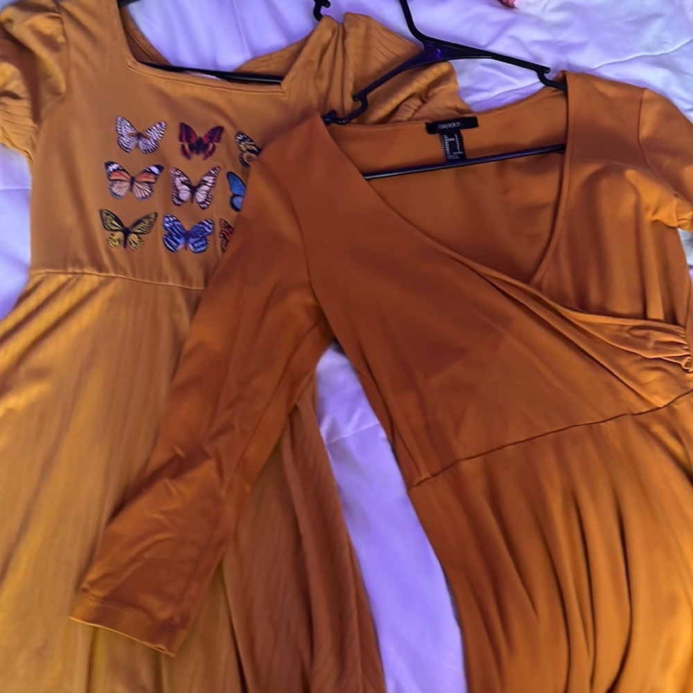 MUSTARD YELLOW DRESSES (2)